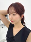 韓国風レイヤーカット髪質改善ダブルカラーハッシュカット