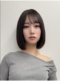 【長谷川】黒髪大人ボブ