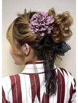 麻生一輪&nbsp;ヘアセット