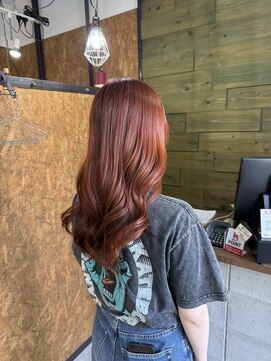 ピンズ(Pins) オレンジブラウン