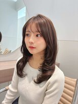 リブランド 銀座(REBRAND)&nbsp;ロングレイヤー内巻きワンカールシースルー前髪