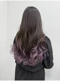 ペールパープル × グラデーション
