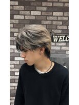 アグ ヘアー エミュ 和歌山駅前店(Agu hair emu)&nbsp;【MEN】男の高級感溢れるプラチナデザインブリーチ