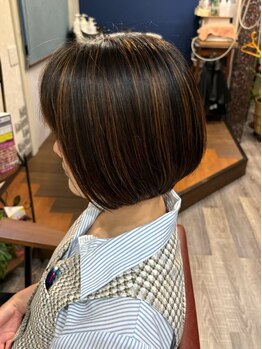 【こだわりの商材を…】頭皮ケアをしながらカラーを楽しむノンジアミンカラーでダメージレス♪