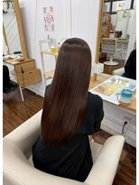 ユイマァル 倉敷店(YUIMARL)&nbsp;ツヤ髪髪質改善ストレート20代30代40代透明感カラーブラウン