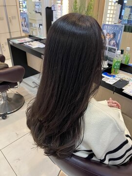 カール 鶴川店(K：R) レイヤーロング美髪くびれワンカールシルキーグレージュ