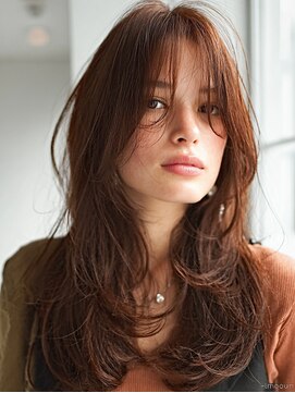 ダル 渋谷/表参道(DAL.) レイヤーカット髪質改善カラー透明感カラー顔まわりカット