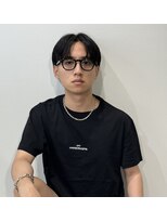 ハイプ(HYPE)&nbsp;ナチュラルマッシュ/韓国マッシュ/ニュアンスパーマ/メンズ/眉毛