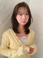 サイン 渋谷(SIGN)&nbsp;韓国ヘアハッシュカットレイヤーカットブリーチ無し韓国ボブ渋谷