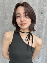 ロンド 銀座(Lond)&nbsp;☆春日☆ニュアンスウルフワンホンレイヤーダークブルーボブ71