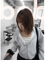 フランチェスカドットボブ(francesca.bob)&nbsp;パールベージュ×くくれるボブ【田野剛大】梅田