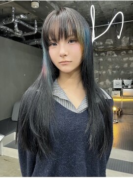 ステップボーンカットオオサカ(STEP BONE CUT OSAKA Via TICK-TOCK) 【ステップボーンカット】ロングレイヤー/プリズムカラー
