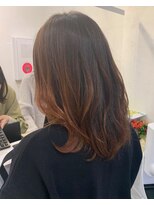 ブレンドバイハピネス(Blend by happiness) グラデーションカラー×オレンジカラー