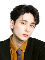 グレート(GREET) 吉祥寺アップバングかき上げメンズパーマセンターパート