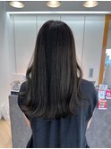 ☆透明感オリーブグレージュ/ロングレイヤー/小顔くびれ