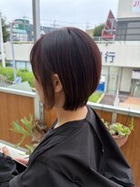 ロータスヘアーデザイン(Lotus Hair Design)&nbsp;【lotus下枝】ショートボブ/耳掛けショートボブ/丸みボブ