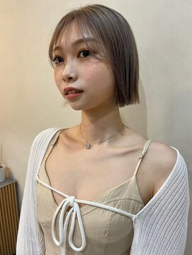 メル ヨコハマ(MeL) ボブレイヤーカット顔周りレイヤーウルフハッシュカットシャギー