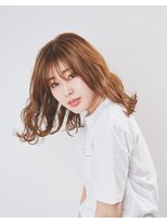 ヘアサロン アティリー(Hair Salon Attirer)&nbsp;グレージュ ひし形シルエット 切りっぱなしボブ