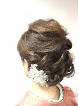 ビレット(BILLET) 着物ヘアアップスタイル