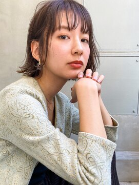 アメリ 新宿(Ameri) Ameri 耳掛け切りっぱなしボブ【新宿】