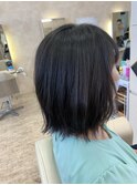 外ハネ　ボブスタイル