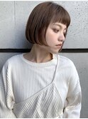 ミニボブ×ラベンダーアッシュ 自由が丘