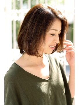 リアン(lien) 【lien.自由が丘】30代40代50代の女性に!大人ナチュラルボブ