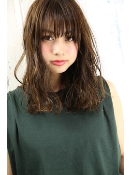 グロウ バイ グラフィー(GLOW by Graphy) MIXパーマ　ロング