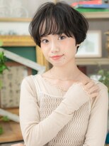 カバーヘアアンドスパ ブリス 浦和(COVER HAIR&SPA bliss) 黒髪アッシュくせ毛風刈り上げ女子ショートa浦和20代30代40代