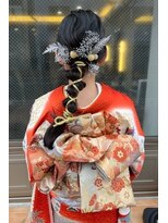 エムツージェイ(M2J) 成人式ローポニーアレンジ