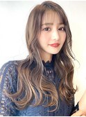 顔周りフワッとカール♪/ショコラベージュ1/心斎橋&難波&なんば