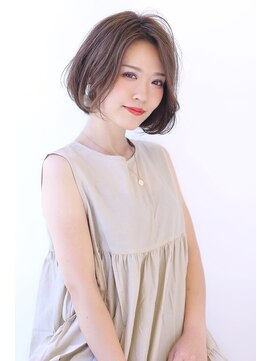 オーロ 宝塚店(ORO) 20代30代40代50代似合わせカットアースカラーくびれヘアベルボブ