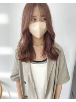 ヘアー アイス 御器所本店(HAIR ICI)&nbsp;柔らかピンクベージュ