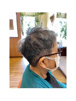 キキ 美容室(KIKI)&nbsp;グレーショートスタイル