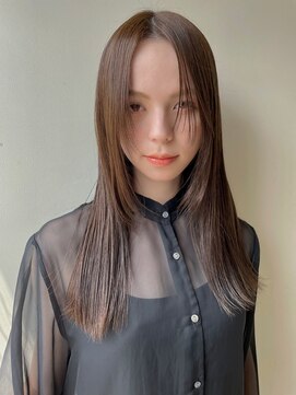 ガレージ バイ グリーン 原宿 表参道(Garage by green) 【loki】酸性ストレート×モカブラウン