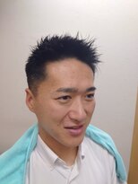 ヘアーカットデザインサロン スマッシュ 田町店(Hair cut design salon Smash)&nbsp;ジェットモヒカン 束感 ショート アップバング フェードカット