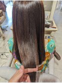 つるっつるのストレートパーマ