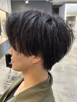 ニアウ 伊勢崎連取店(Niau) メンズマッシュパーマツイストスパイラルパーマ波巻きパーマ