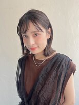 ムク 甲府(muku.)&nbsp;前髪/マチルダボブ/ピンクベージュインナー/グレージュ[甲府駅]