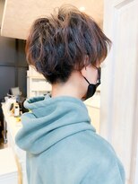 キャアリー(Caary)&nbsp;福山caary小顔補正立体カット刈り上げハンサムショート20代30代