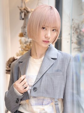 エムスラッシュ 表参道(M.SLASH) ハイトーンカラー/艶髪/透明感/切りっぱなしボブ/表参道