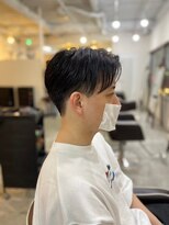 ソイクフ 四条大宮店(SOY-KUFU)&nbsp;【soy-kufu】MEN'S HAIRアッシュブラックマッシュパーマ