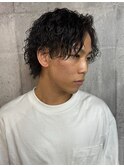 メンズパーマ　ツイストスパイラルパーマ