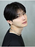 ニュアンスシースルーマッシュ　ダウンパーマ