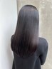 【質感再整】カット×酸性ストレート×ボタリペカラー（ロング）