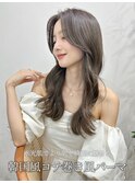 【艶髪になれる】水光肌カラー×韓国風パーマ