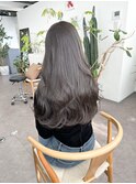☆透明感スモーキグレージュ髪質改善レイヤーカットブリーチなし