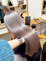 乾かすだけでキマる髪/馴染むハイトーンラベンダー