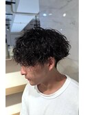 波巻きパーマ