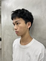 ソーコ 渋谷(SOCO) メンズカットメンズショートスパイキーショートピンパーマ渋谷